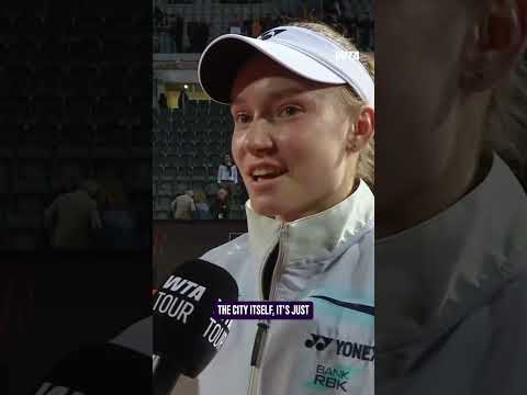 Rybakina loves Rome & Rome loves Rybakina! 💚#WTA #IBI26 #ElenaRybakina