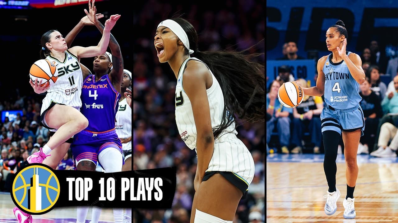 Chicago Sky Top 10 Plays of May 🔥 Buzzer-Beaters, Blocks & Highlights