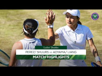 Quality performance! 🎭 | Perez/ Schuurs vs Aoyama/ Liang | Highlights | Wimbledon 2026