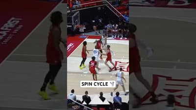 Tyler Burton shows off the beautiful spin move
