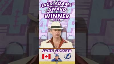 JOHN MEETS JACK 🤝 #nhlaward #hockeyshorts #nhl #hockey #nhlshorts #tampabaylightning #johncooper