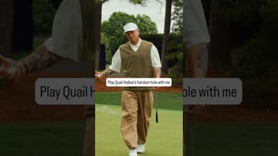 It’s rated the hardest hole at Quail but we’ll see if it plays as the hardest on tour this week
