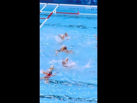 WHAT a goal to take the lead in the Olympic final! 🤽‍♀️