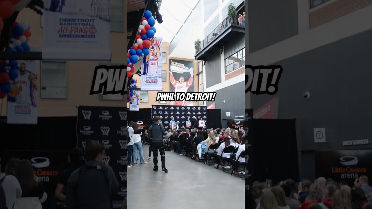 The PWHL announces expansion team coming to Detroit for the 2026-27 season