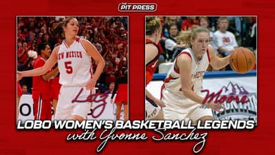 Lobo Women's Basketball Legends! Mandi Moore (Stovall) and Abbie Letz (Carlson)