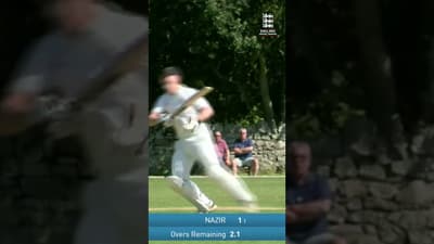 A tumbling caught and bowled from Paul McKeown.  #seniorscricket