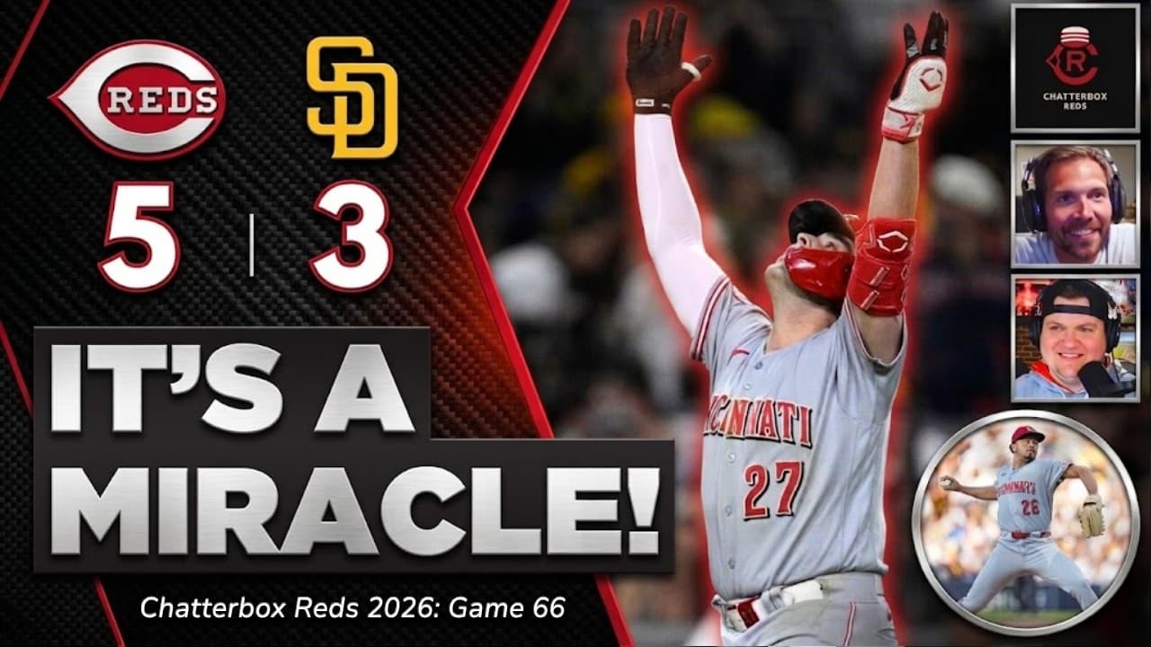 Cincinnati Reds BREAK the LOSING STREAK, beat San Diego Padres in EXTRA INNINGS | Breakdown Analysis