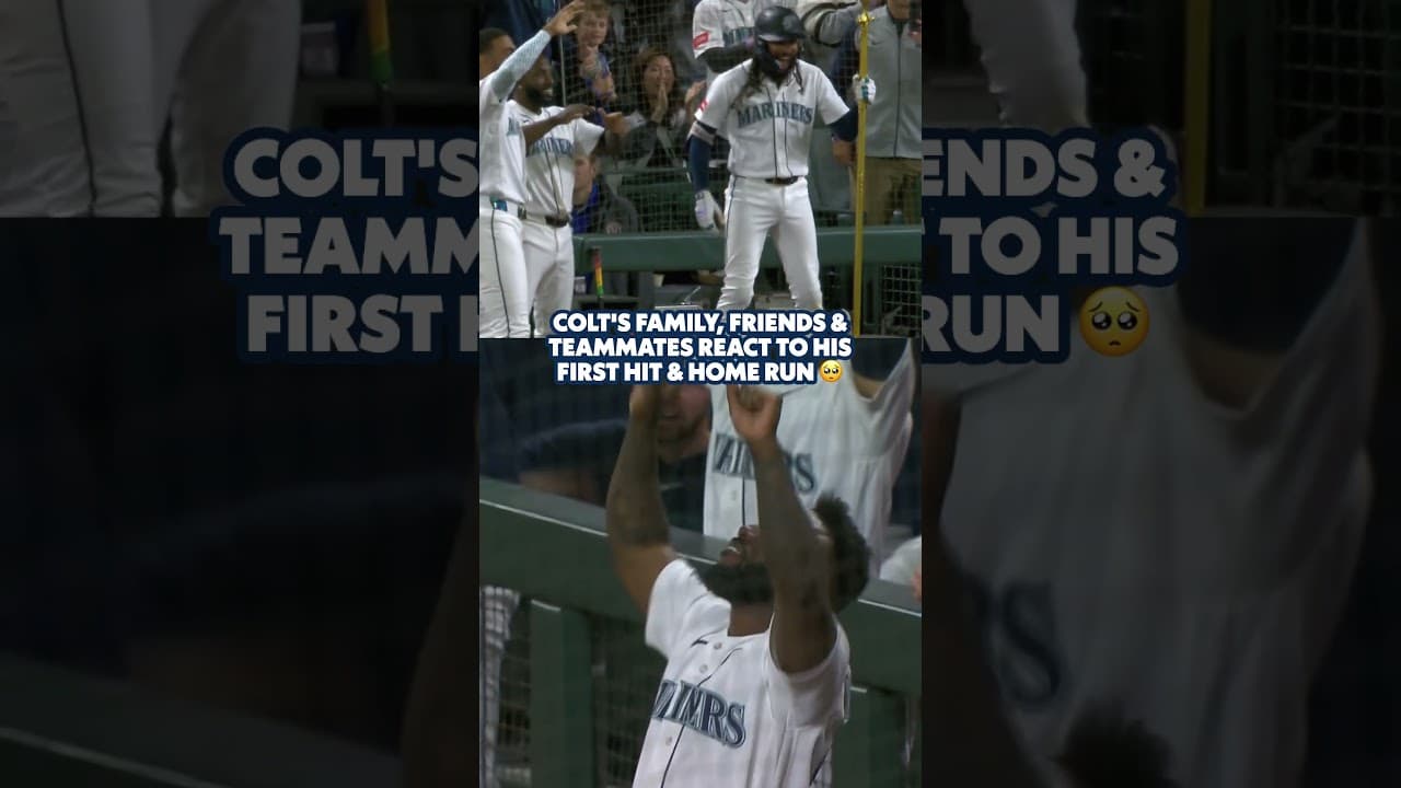 SO MUCH JOY 🥹  #mlb #baseball #wholesome #mariners #coltemerson