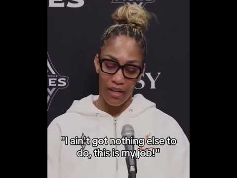 A'ja Wilson was candid on the WNBA's decision to expand to a 50-game season 😅