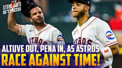 Altuve out, Pena in, as Astros race against time in the AL