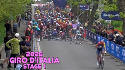 MASSIVE Crash Stops the WHOLE Peloton