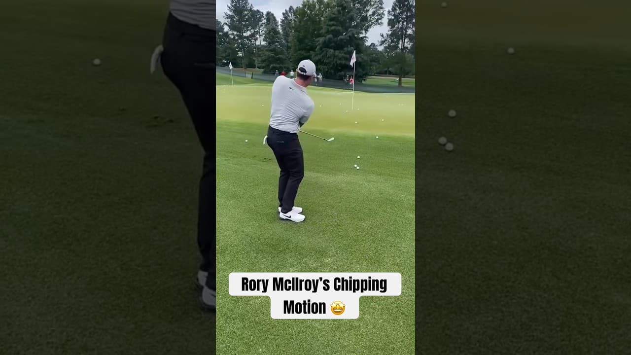 What can we learn from Rory McIlroy’s chipping motion? 🤔 #juniorgolf #golf #golfswing #pga