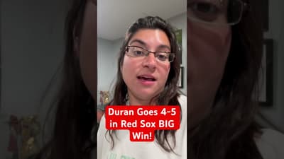 Jarren Duran has a HUGE night at the plate as the Red Sox earn a BIG win over the Braves at home