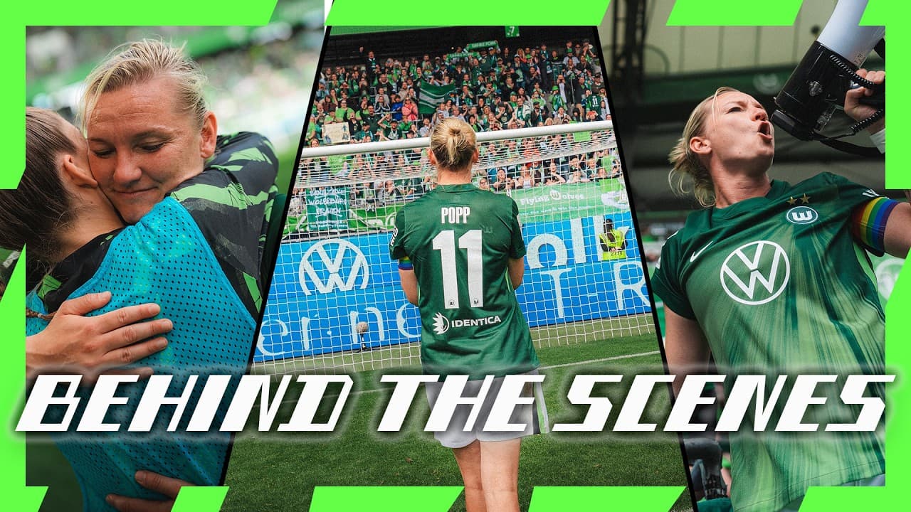 Poppi zum letzten Mal im Wölfinnen-Dress 🥹🐺 | BTS zum Heimspiel gegen den 1. FCN | Wölfe TV