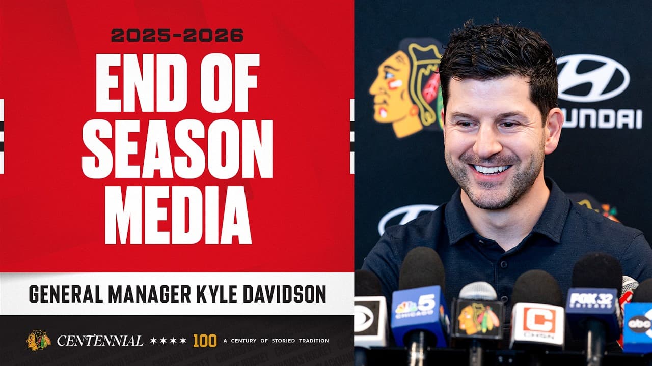 Kyle Davidson END OF SEASON media 🎙️| Chicago Blackhawks
