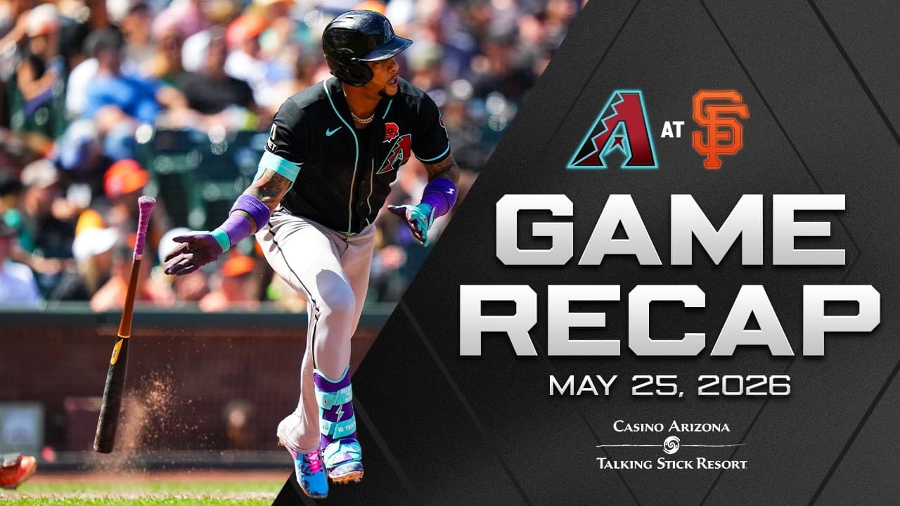 D-backs vs. Giants Game Highlights (5/25/26) | MLB Highlights | Arizona Diamondbacks