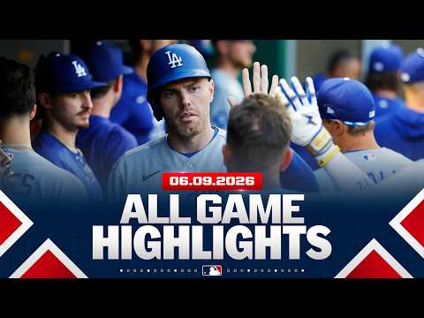 Highlights from ALL GAMES on 6/9 (Dodgers put up 10-run inning, Spencer Jones' 1st HR and MORE!)