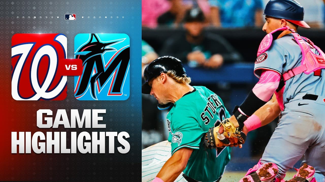 Nationals vs. Marlins Game Highlights (5/10/26) | MLB Highlights