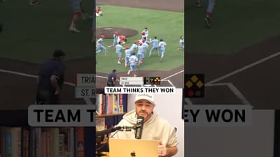 Catcher's excitement prevents his high school team from winning the state championship, a breakdown