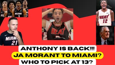 Anthony Dinardo RETURNS! Heated Ja Morant Debate. What Should Miami Do With Pick #13? @anthonyd_heat