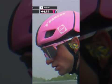 Update: it’s still raining ☔️ 🥶 Perhaps not the day in pink Giulio Ciccone had been dreaming of!
