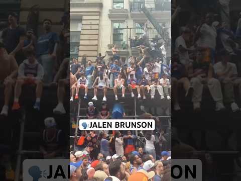NYC was showing love to their NBA Finals MVP! 🏆