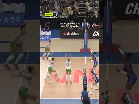 Still not over this VNL rally from last year 🤯🤌 #volleyballworld #vnl