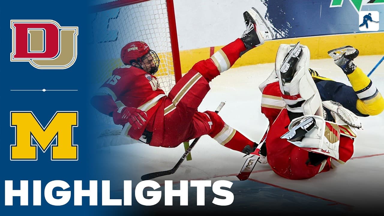 Denver vs Michigan | NCAA Hockey Frozen Four Semi Final | Highlights - April 09, 2026