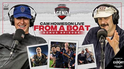 Cam Howieson: The Man With The WINNING BOOT! LIVE From A Boat | The Agenda Podcast