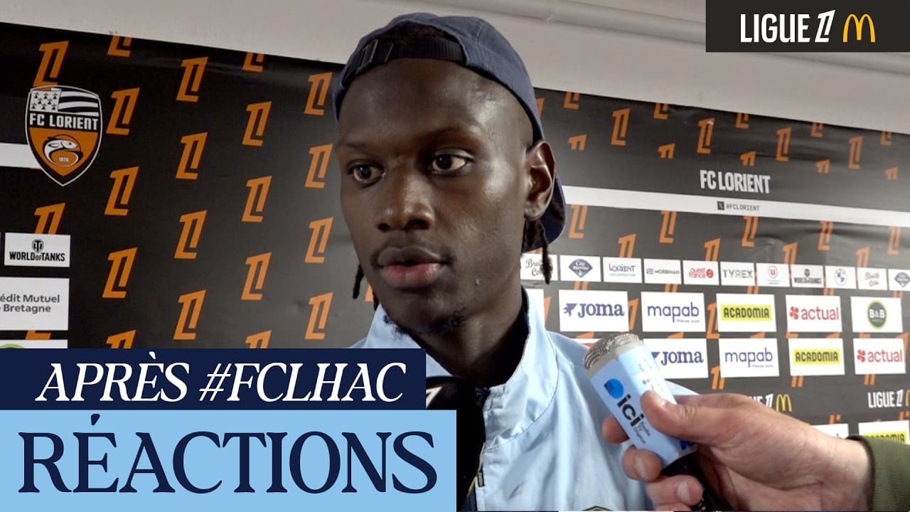 💬 Après FC Lorient - HAC (0-2), réactions de Mory Diaw