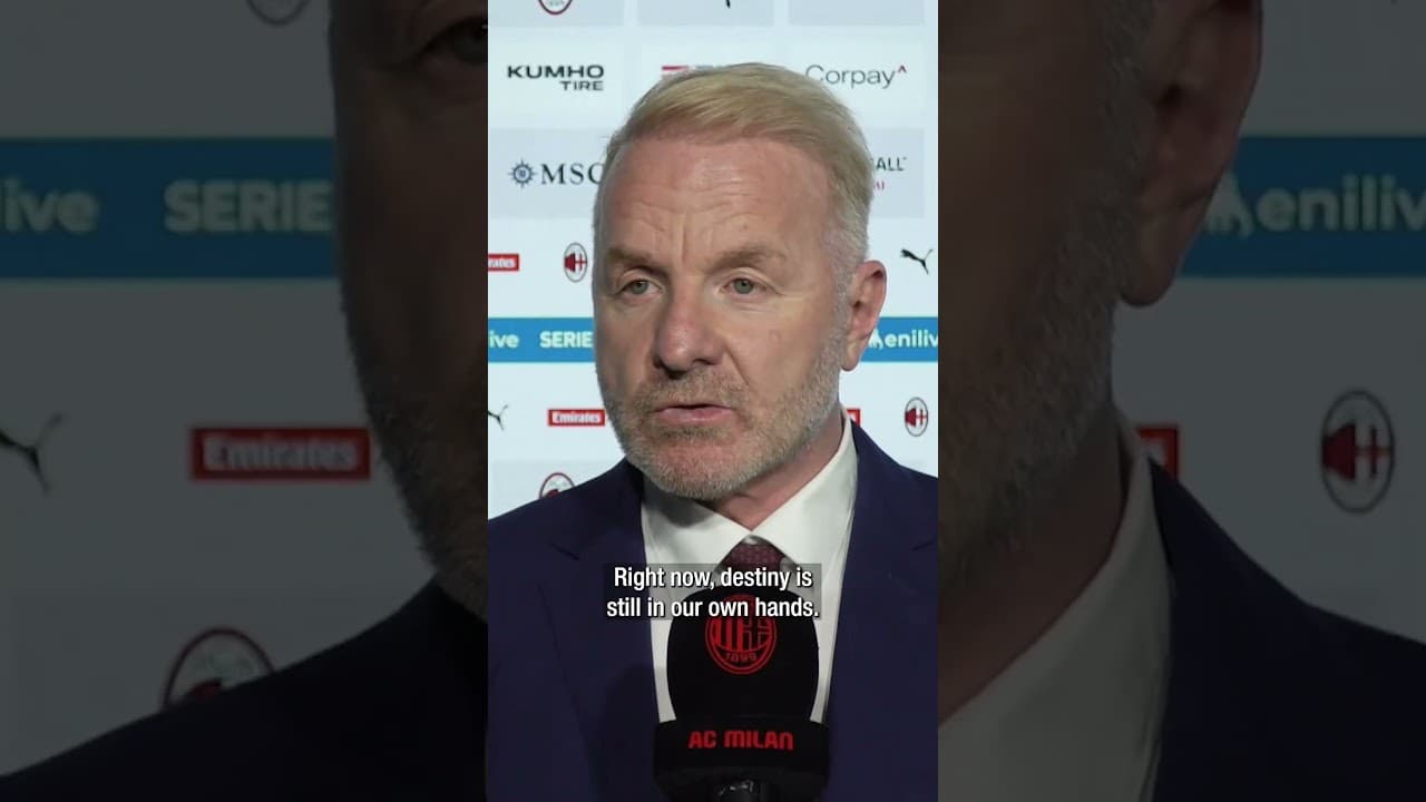Igli Tare’s post-match thoughts 🎙️ | #MilanAtalanta | #shorts