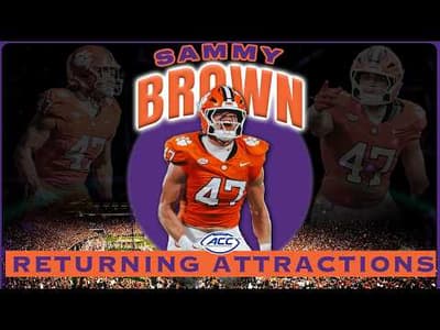 Clemson LB Sammy Brown | 2026 ACC Football Returning Attractions