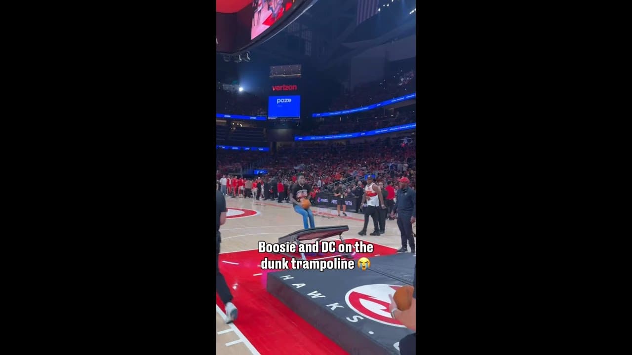 CRAZY Boosie and DC dunk 😂 #dunk #fail #funny
