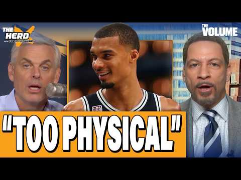 Chris Broussard DEBATE: Wemby “TOO PHYSICAL” in Spurs-Knicks NBA Finals | Colin Cowherd: THE HERD