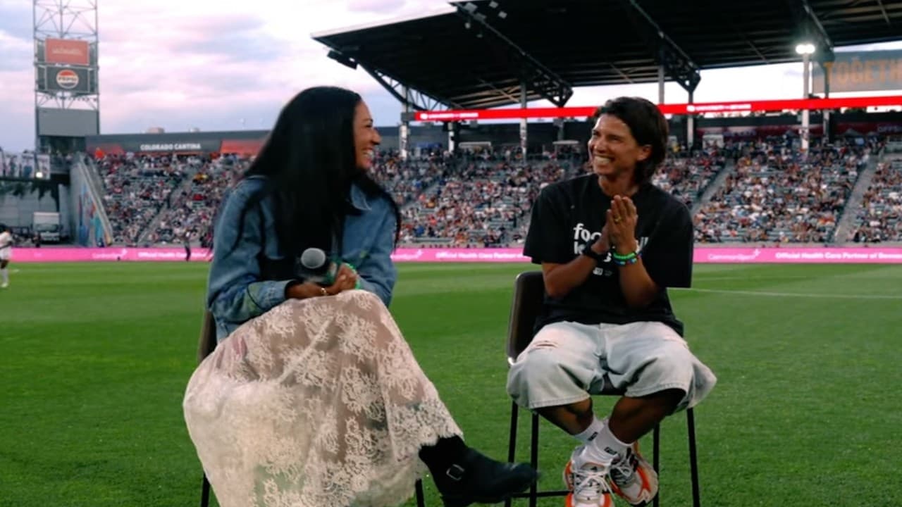 Tobin Heath and Christen Press join us for a halftime interview during Pride Night
