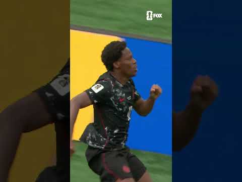 Canada's Jonathan David had Canada's first ever hat trick in a Men's FIFA World Cup 🇨🇦