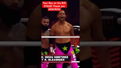 Made my AEW/ROH Debut!!! God is GOOD!!! #nba #fyp #aew #roh #shorts #prowrestling