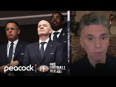 FIFA president Infantino under fire following USMNT-Balogun saga | Pro Football Talk | NFL on NBC