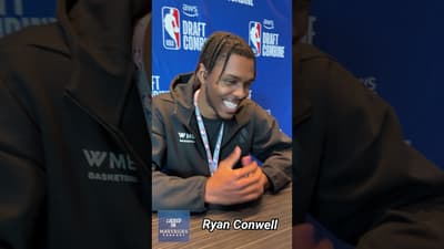 Ryan Conwell 2026 NBA Draft Combine Interview | Dallas Mavericks Draft Target?