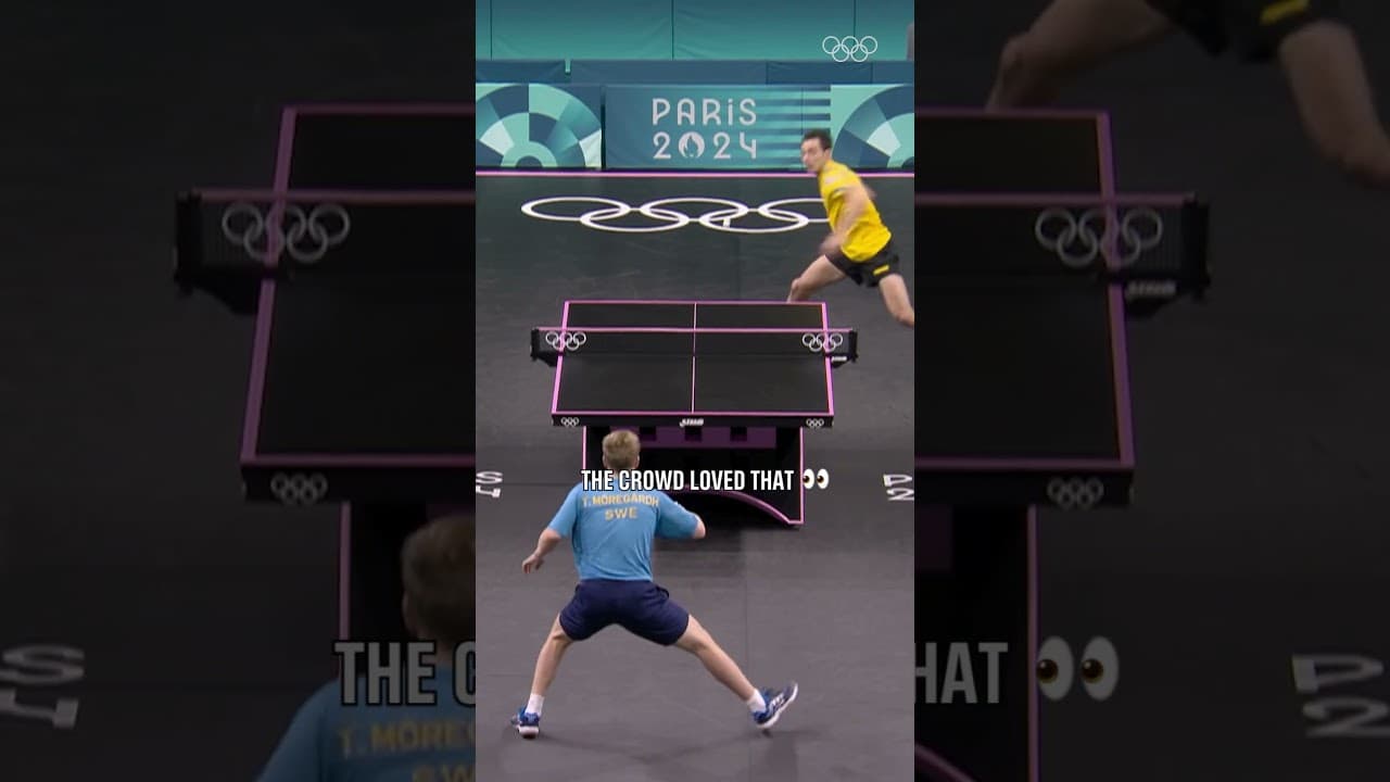 Flawless execution 💯 Incredible deception from Hugo Calderano at #Paris2024! #Olympics #TableTennis
