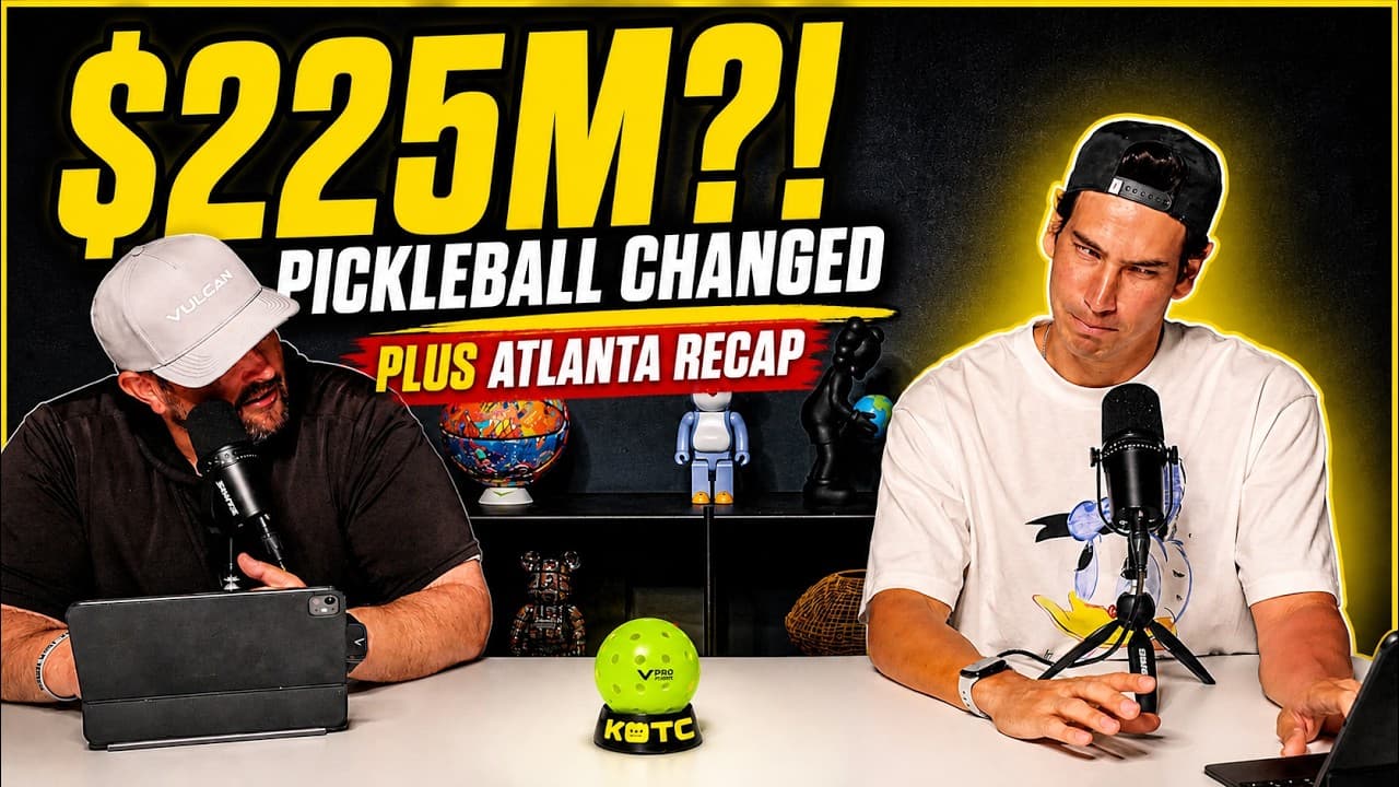Pickleball Just Got a $225 MILLION Boost… Here’s What It Means + Atlanta