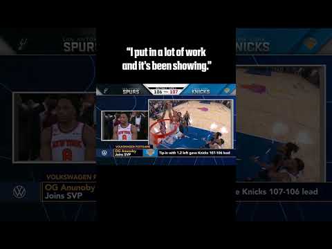 OG Anunoby breaks down his game-winning bucket 🏆