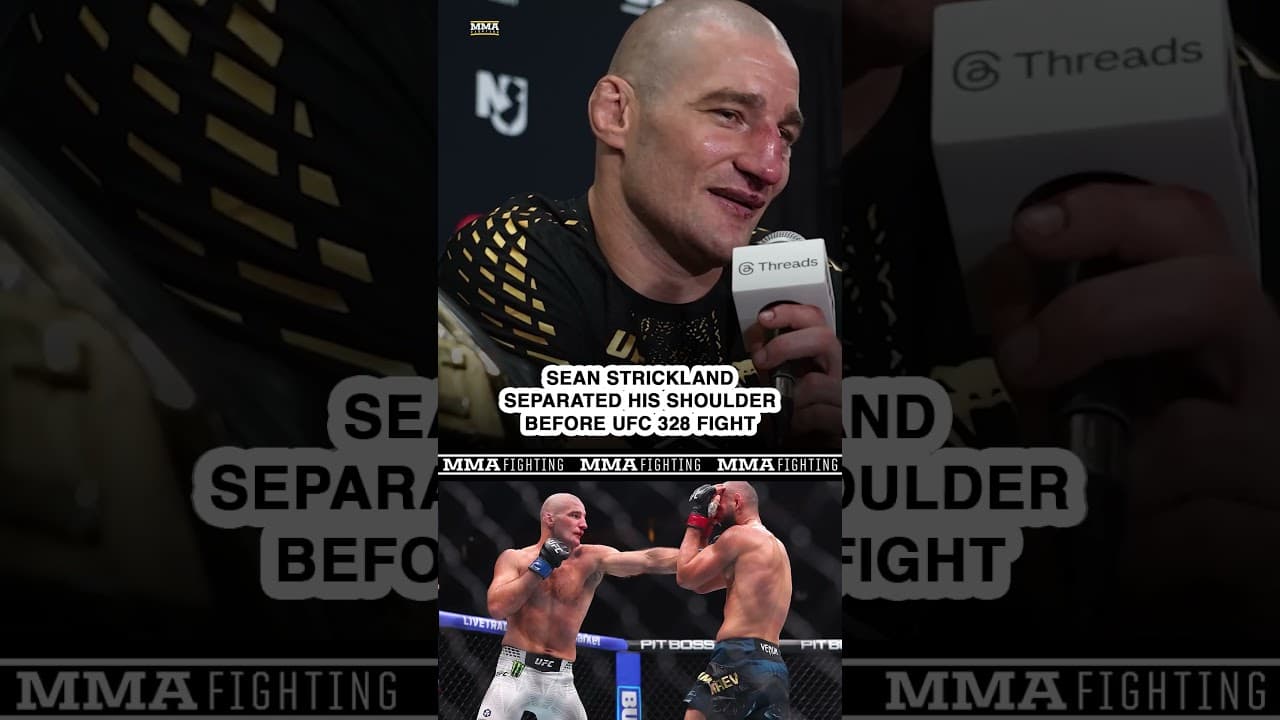 Sean Strickland REVEALS INJURY suffered prior to Khamzat Chimaev fight at #UFC328 - MMA Fighting