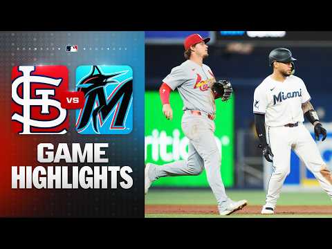 Cardinals vs. Marlins Game Highlights (4/22/26) | MLB Highlights