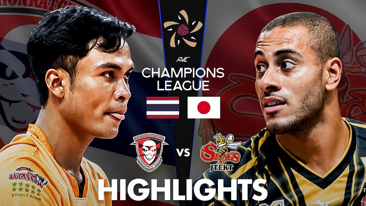 Stings Aichi 🇯🇵 vs Nakhonratchasima 🇹🇭 | Highlights | AVC Champions League 2026