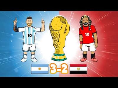 LA REMONTADA😱 Argentina 3-2 Egypt (World Cup goals and highlights)