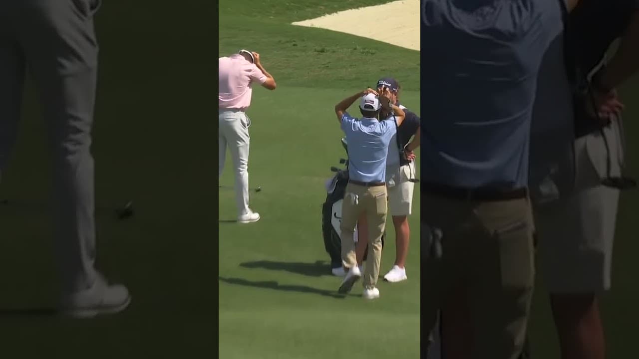 What could have been 🥀 for Michael Brennan and Johnny Keefer on No. 13 at the Zurich Classic.