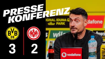 "Dortmund war effektiver" I Pressekonferenz nach Borussia Dortmund - Eintracht Frankfurt