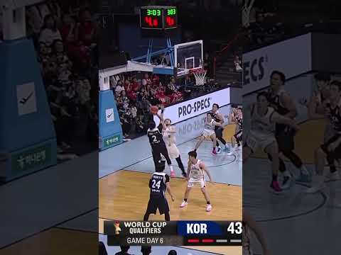 Choi showing off his skill set ๐ฅ๐ฐ๐ท #FIBAWC