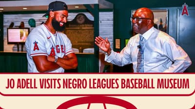 Jo Adell Visits Negro Leagues Baseball Museum
